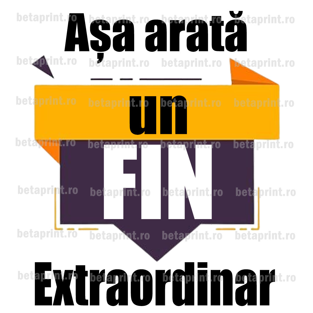 Grafică cu mesaj: Așa arată un fin extraordinar– PNG pentru Produse Personalizate