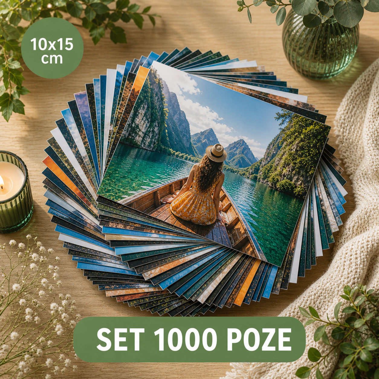 Set 1000 POZE printate 10x15cm