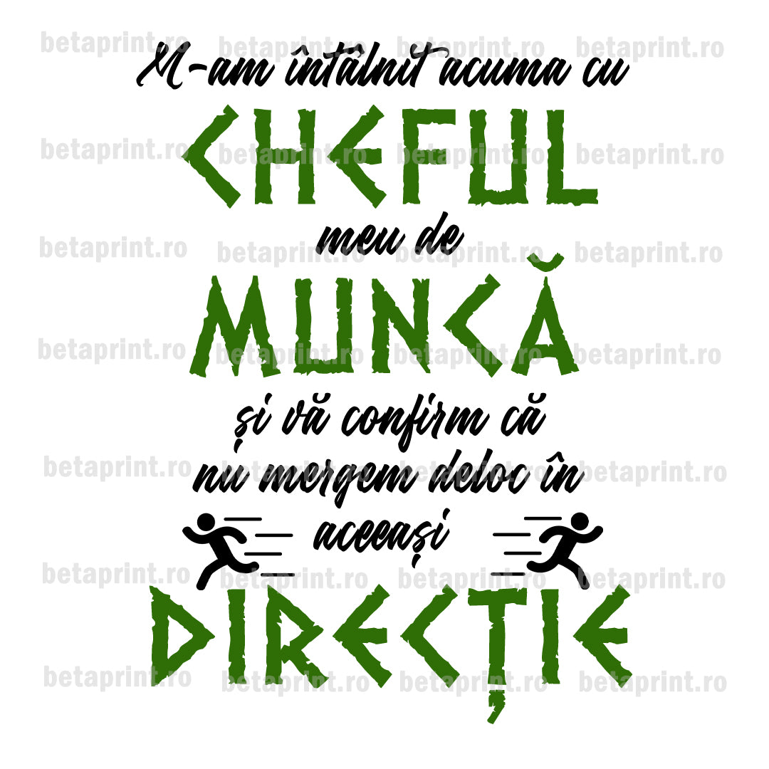Grafică cu mesaj: Cheful meu de muncă – PNG pentru Produse Personalizate