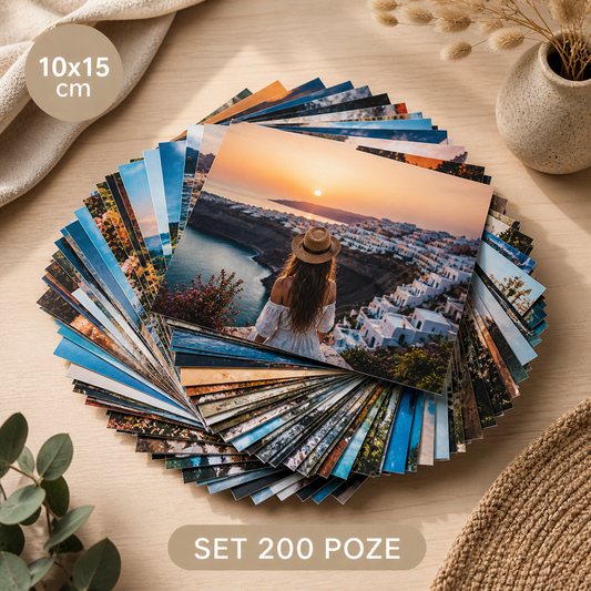 Set 200 POZE printate 10x15cm