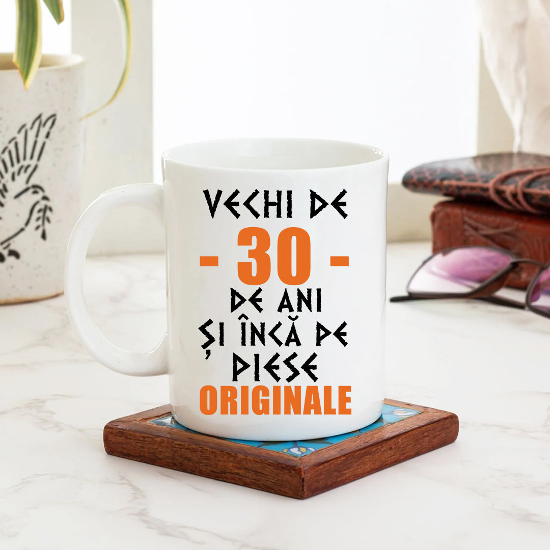 Cană cu mesaj: Vechi de 30 de ani și încă pe piese originale